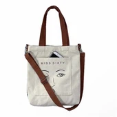 Crossbody Women's Canvas Tote Bag